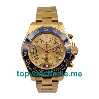 44.5MM Gold Cases Replica Rolex Yacht-Master II 116688 UK Watches >> Rolexsubmariner.uk.com
