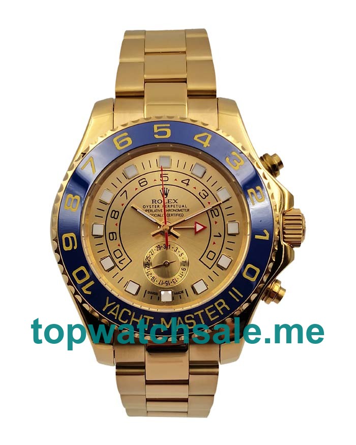44.5MM Gold Cases Replica Rolex Yacht-Master II 116688 UK Watches >> Rolexsubmariner.uk.com