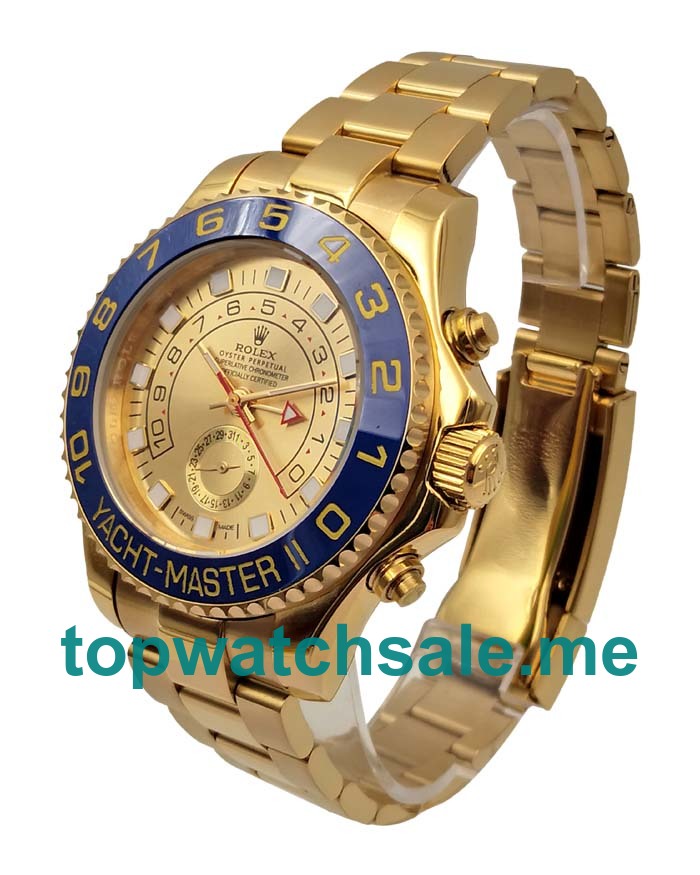 44.5MM Gold Cases Replica Rolex Yacht-Master II 116688 UK Watches >> Rolexsubmariner.uk.com