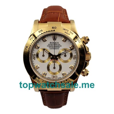 40MM Swiss Gold Cases Replica Rolex Cosmograph Daytona 116508 JH UK Watches >> Rolexsubmariner.uk.com