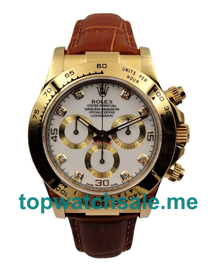 40MM Swiss Gold Cases Replica Rolex Cosmograph Daytona 116508 JH UK Watches >> Rolexsubmariner.uk.com
