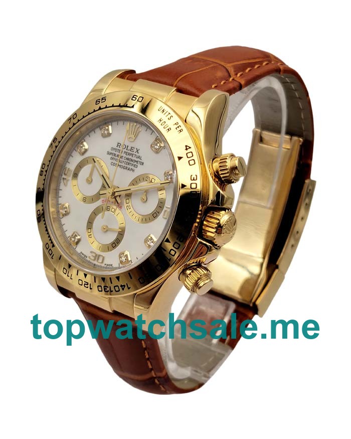 40MM Swiss Gold Cases Replica Rolex Cosmograph Daytona 116508 JH UK Watches >> Rolexsubmariner.uk.com