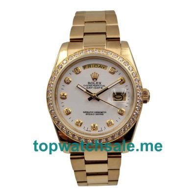 36MM Gold Cases Replica Rolex Day-Date 18048 UK Watches >> Rolexsubmariner.uk.com