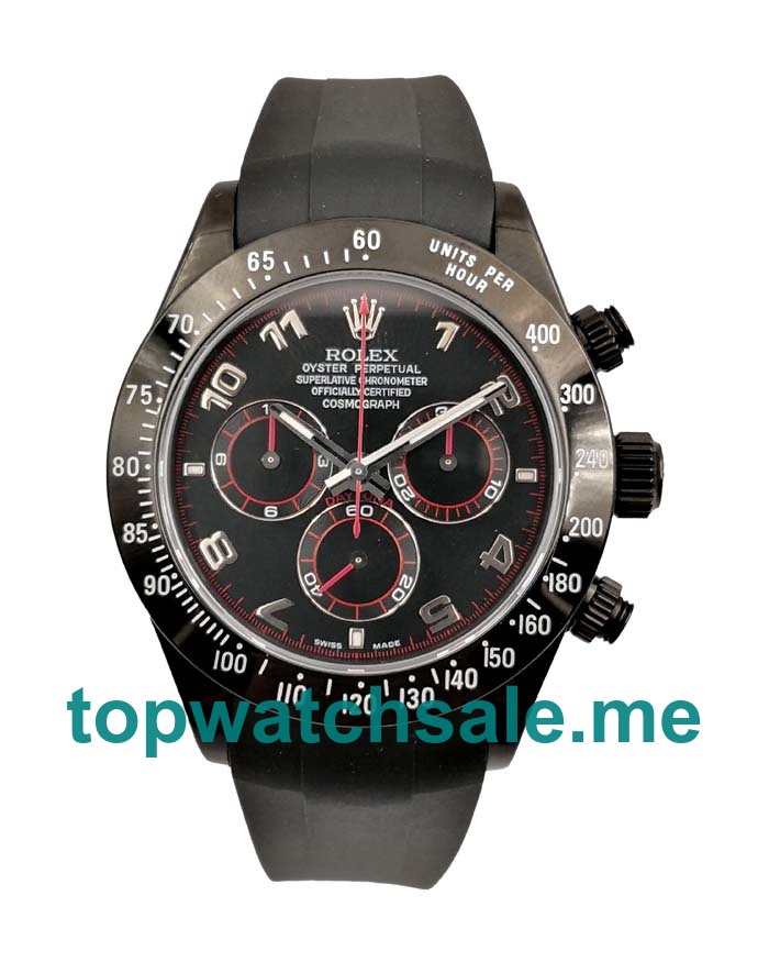40MM Swiss Black Steel Cases Replica Rolex Daytona 116509 UK Watches >> Rolexsubmariner.uk.com