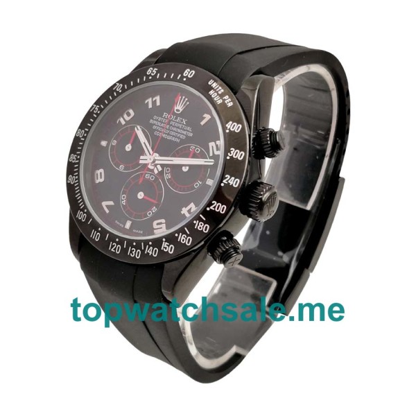 40MM Swiss Black Steel Cases Replica Rolex Daytona 116509 UK Watches >> Rolexsubmariner.uk.com