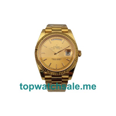 40MM Swiss Gold Cases Replica Rolex Day-Date 228238 UK Watches >> Rolexsubmariner.uk.com