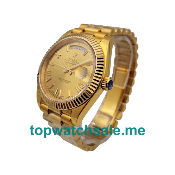 40MM Swiss Gold Cases Replica Rolex Day-Date 228238 UK Watches >> Rolexsubmariner.uk.com