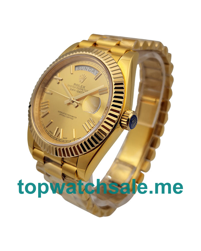 40MM Swiss Gold Cases Replica Rolex Day-Date 228238 UK Watches >> Rolexsubmariner.uk.com