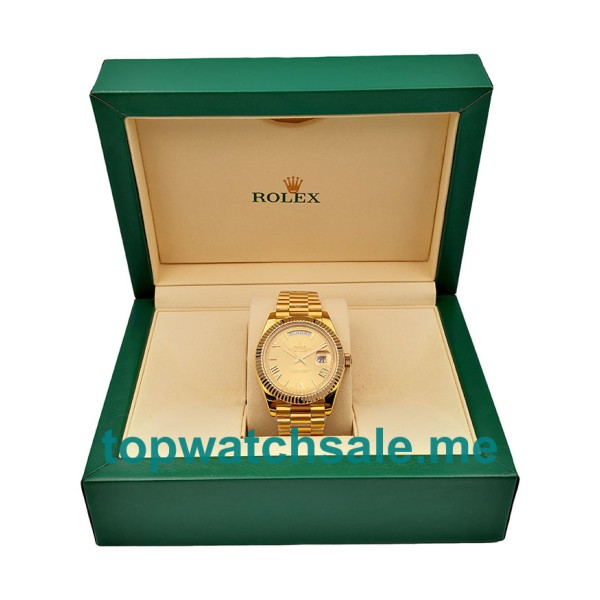 40MM Swiss Gold Cases Replica Rolex Day-Date 228238 UK Watches >> Rolexsubmariner.uk.com