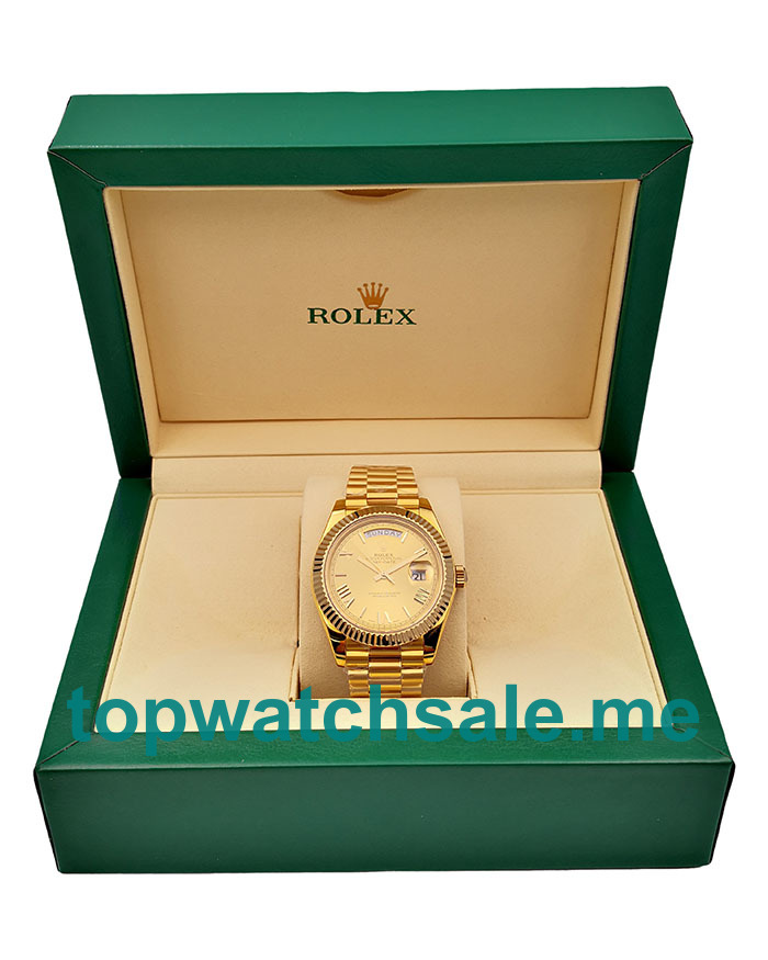 40MM Swiss Gold Cases Replica Rolex Day-Date 228238 UK Watches >> Rolexsubmariner.uk.com