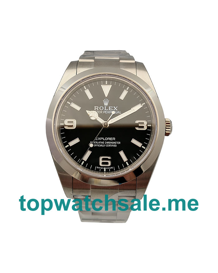 39MM Swiss Steel Cases Replica Rolex Explorer 214270 UK Watches >> Rolexsubmariner.uk.com