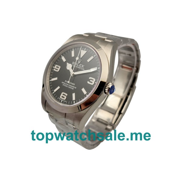 39MM Swiss Steel Cases Replica Rolex Explorer 214270 UK Watches >> Rolexsubmariner.uk.com