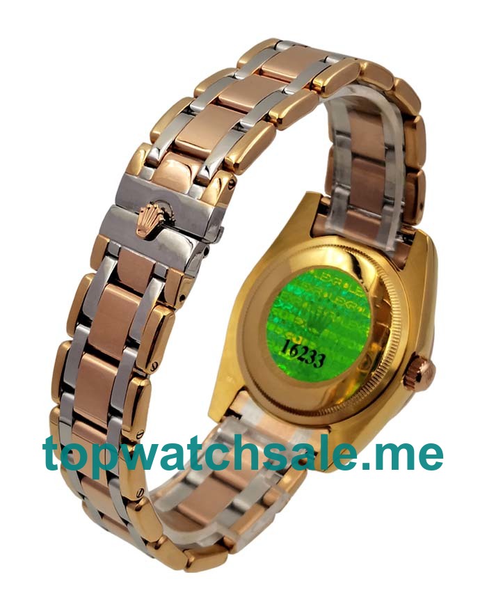 36MM Rose Gold And Gold Cases Replica Rolex Day-Date 118348 UK Watches >> Rolexsubmariner.uk.com