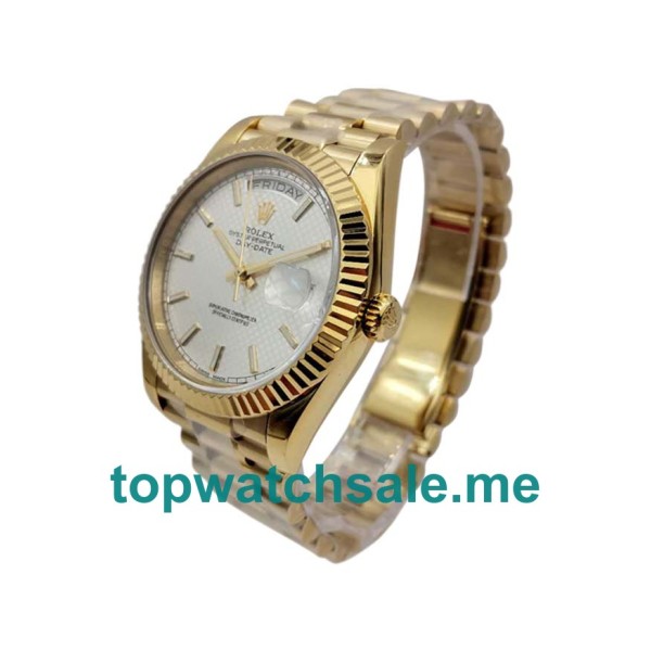 40MM Swiss Gold Cases Replica Rolex Day-Date 228238 UK Watches >> Rolexsubmariner.uk.com
