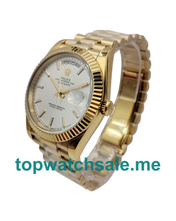 40MM Swiss Gold Cases Replica Rolex Day-Date 228238 UK Watches >> Rolexsubmariner.uk.com