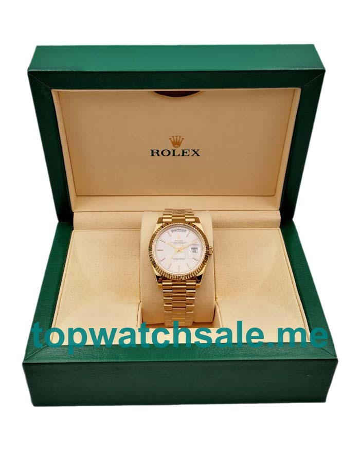 40MM Swiss Gold Cases Replica Rolex Day-Date 228238 UK Watches >> Rolexsubmariner.uk.com