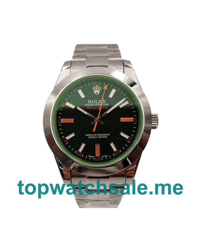 40MM Swiss Steel Cases Replica Rolex Milgauss 116400 GV UK Watches >> Rolexsubmariner.uk.com
