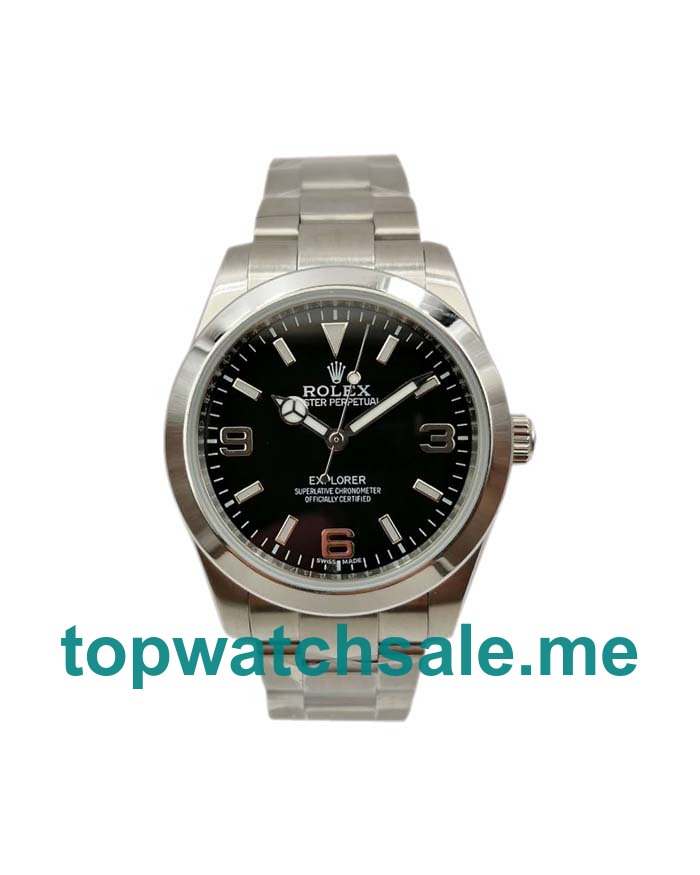 39MM Swiss Steel Cases Replica Rolex Explorer 214270 UK Watches >> Rolexsubmariner.uk.com