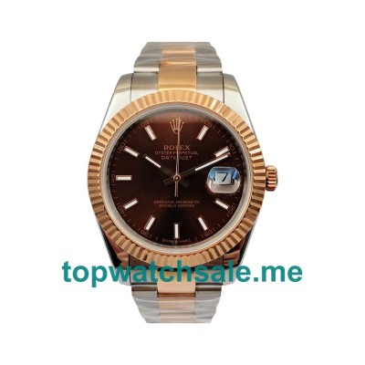 41MM Swiss Steel And Rose Gold Cases Replica Rolex Datejust 126331 UK Watches >> Rolexsubmariner.uk.com