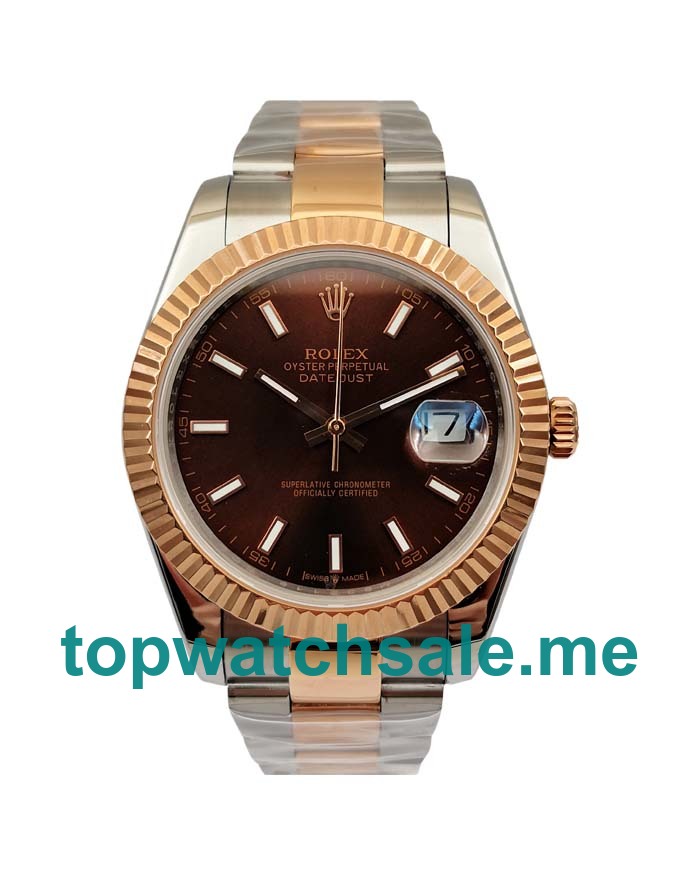 41MM Swiss Steel And Rose Gold Cases Replica Rolex Datejust 126331 UK Watches >> Rolexsubmariner.uk.com