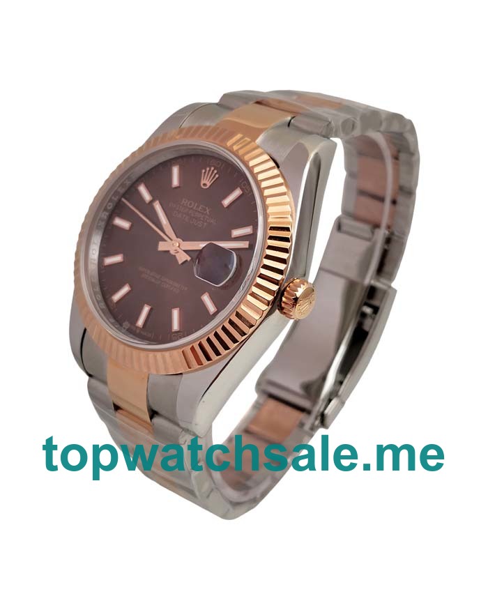 41MM Swiss Steel And Rose Gold Cases Replica Rolex Datejust 126331 UK Watches >> Rolexsubmariner.uk.com