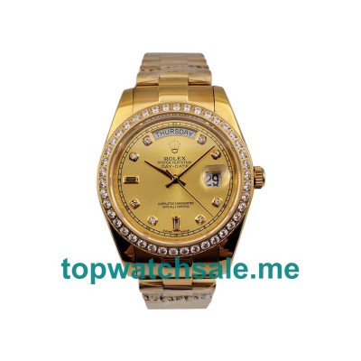 41MM Swiss Gold Cases Replica Rolex Day-Date 118348 UK Watches >> Rolexsubmariner.uk.com