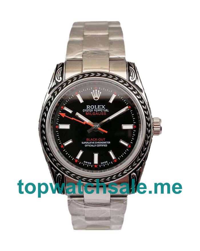 36MM Swiss Steel Cases Replica Rolex Milgauss 116400 UK Watches >> Rolexsubmariner.uk.com
