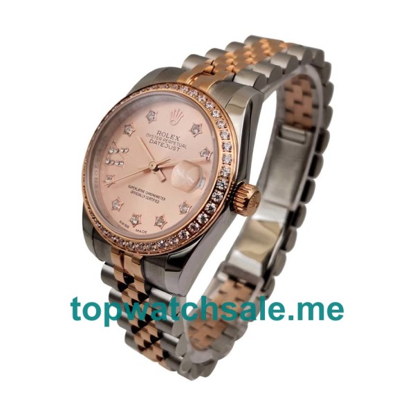 31MM Swiss Steel And Rose Gold Cases Replica Rolex Datejust 279381 UK Watches >> Rolexsubmariner.uk.com