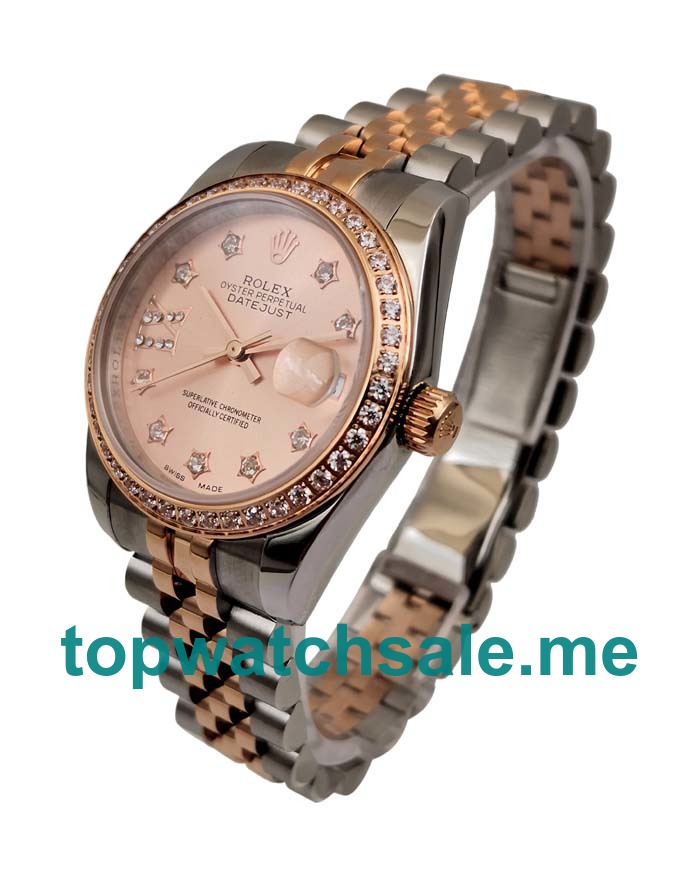 31MM Swiss Steel And Rose Gold Cases Replica Rolex Datejust 279381 UK Watches >> Rolexsubmariner.uk.com