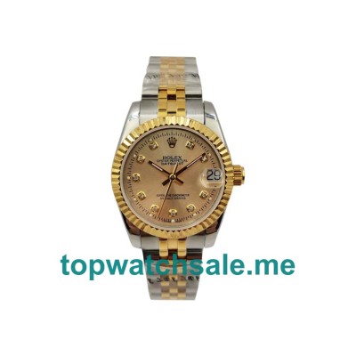 31MM Swiss Steel And Gold Cases Replica Rolex Datejust 178273 UK Watches >> Rolexsubmariner.uk.com