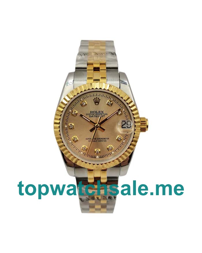 31MM Swiss Steel And Gold Cases Replica Rolex Datejust 178273 UK Watches >> Rolexsubmariner.uk.com