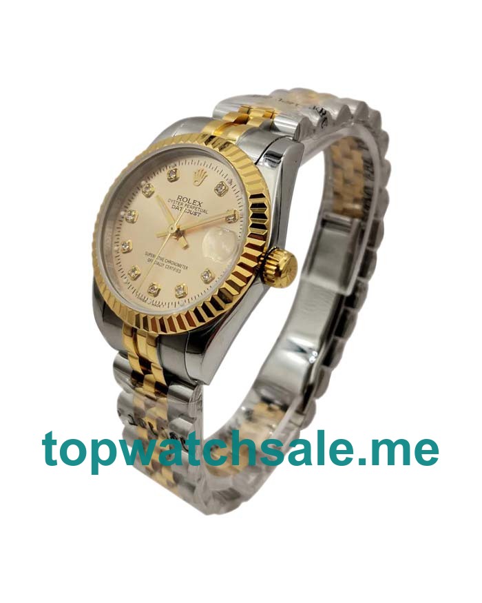 31MM Swiss Steel And Gold Cases Replica Rolex Datejust 178273 UK Watches >> Rolexsubmariner.uk.com