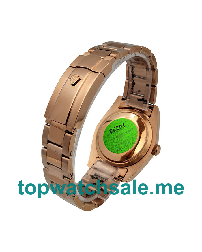 36MM Rose Gold Cases Replica Rolex Day-Date 118235 UK Watches >> Rolexsubmariner.uk.com