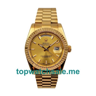 36MM Gold Cases Replica Rolex Day-Date 118238 UK Watches >> Rolexsubmariner.uk.com