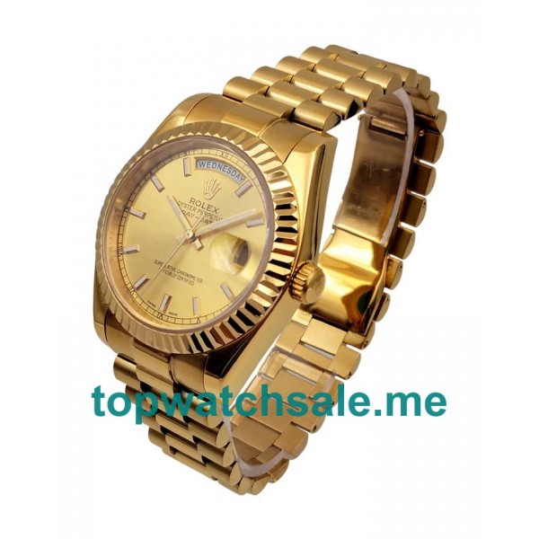36MM Gold Cases Replica Rolex Day-Date 118238 UK Watches >> Rolexsubmariner.uk.com