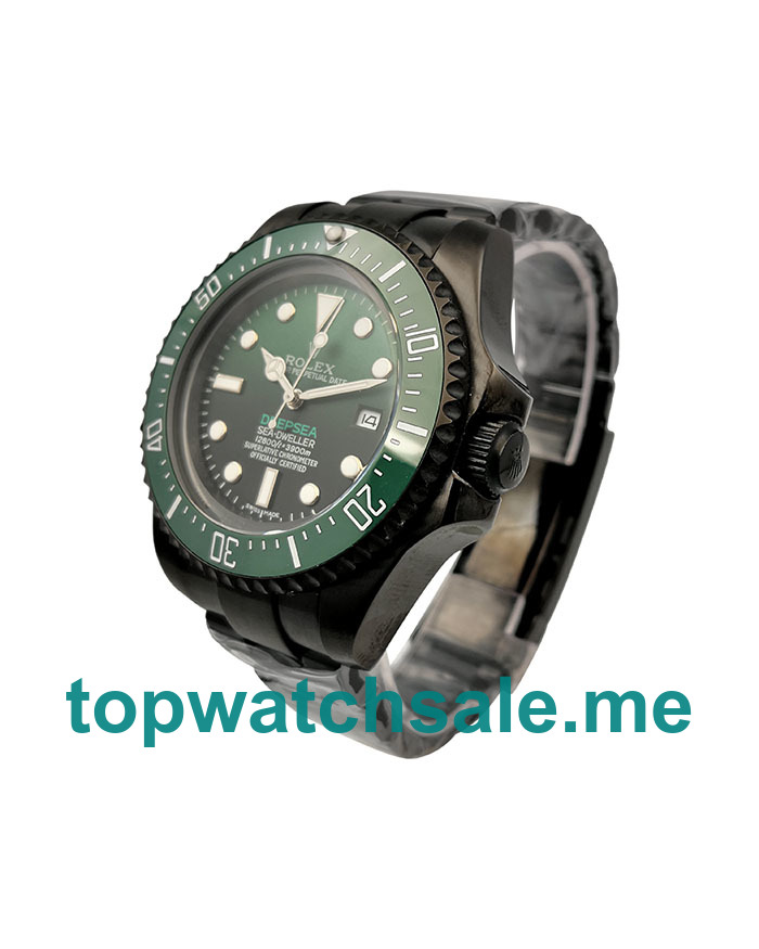 44MM Black Steel Cases Replica Rolex Sea-Dweller Deepsea 126660 UK Watches >> Rolexsubmariner.uk.com