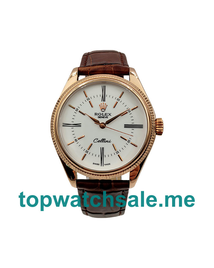 39MM Rose Gold Cases Replica Rolex Cellini 50505 UK Watches >> Rolexsubmariner.uk.com