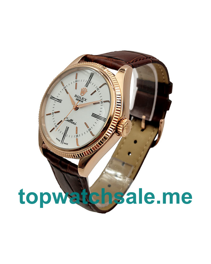 39MM Rose Gold Cases Replica Rolex Cellini 50505 UK Watches >> Rolexsubmariner.uk.com