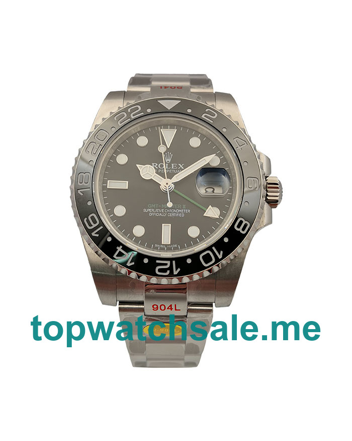 40MM Swiss Steel Cases Replica Rolex GMT-Master II 116710LN UK Watches >> Rolexsubmariner.uk.com
