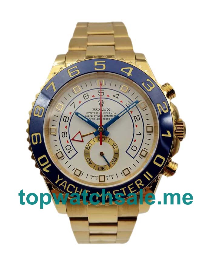 44MM Swiss Gold Cases Replica Rolex Yacht-Master II 116688 JF UK Watches >> Rolexsubmariner.uk.com