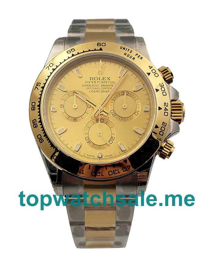 40MM Swiss Steel And Gold Cases Replica Rolex Cosmograph Daytona 116503 3A UK Watches >> Rolexsubmariner.uk.com