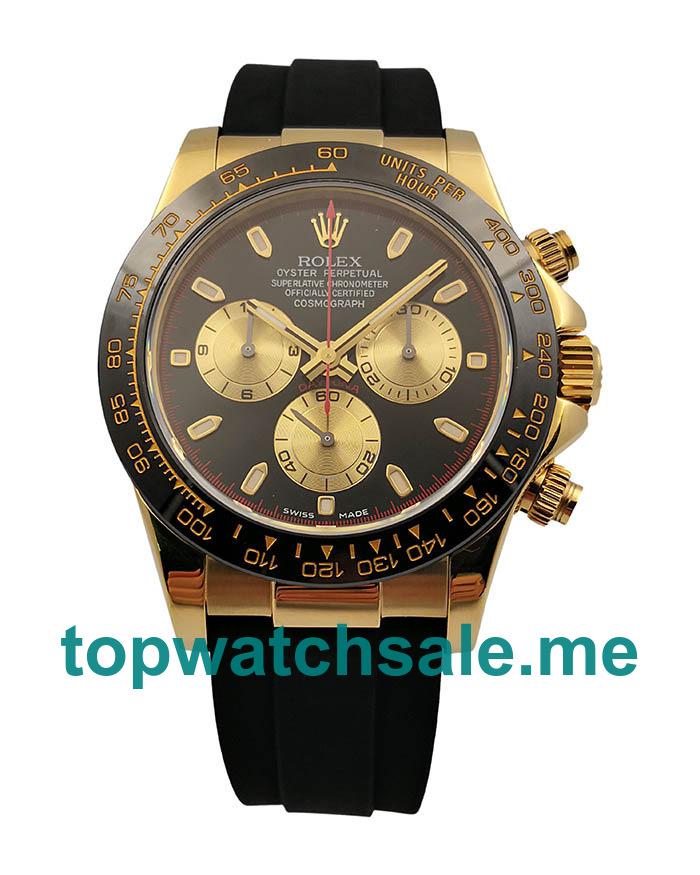 40MM Swiss Gold Cases Replica Rolex Cosmograph Daytona 116518LN JH UK Watches >> Rolexsubmariner.uk.com