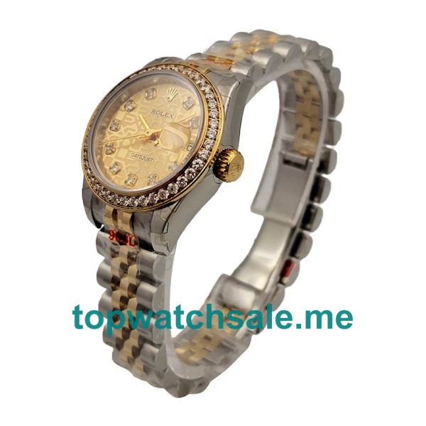 26.5MM Swiss Steel And Gold Cases Replica Rolex Lady-Datejust 179383 UK Watches >> Rolexsubmariner.uk.com