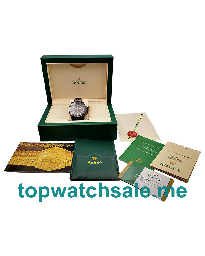 44MM Swiss Black Steel Cases Replica Rolex Deepsea 116660 Jacques Piccard V5 UK Watches >> Rolexsubmariner.uk.com