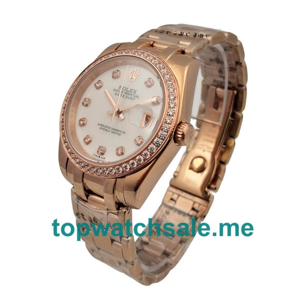 36MM Rose Gold Cases Replica Rolex Pearlmaster 81285 UK Watches >> Rolexsubmariner.uk.com