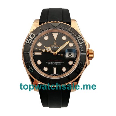 40MM Swiss Rose Gold Cases Replica Rolex Yacht-Master 40 116655 AR UK Watches >> Rolexsubmariner.uk.com