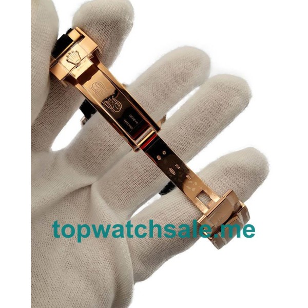 40MM Swiss Rose Gold Cases Replica Rolex Yacht-Master 40 116655 AR UK Watches >> Rolexsubmariner.uk.com