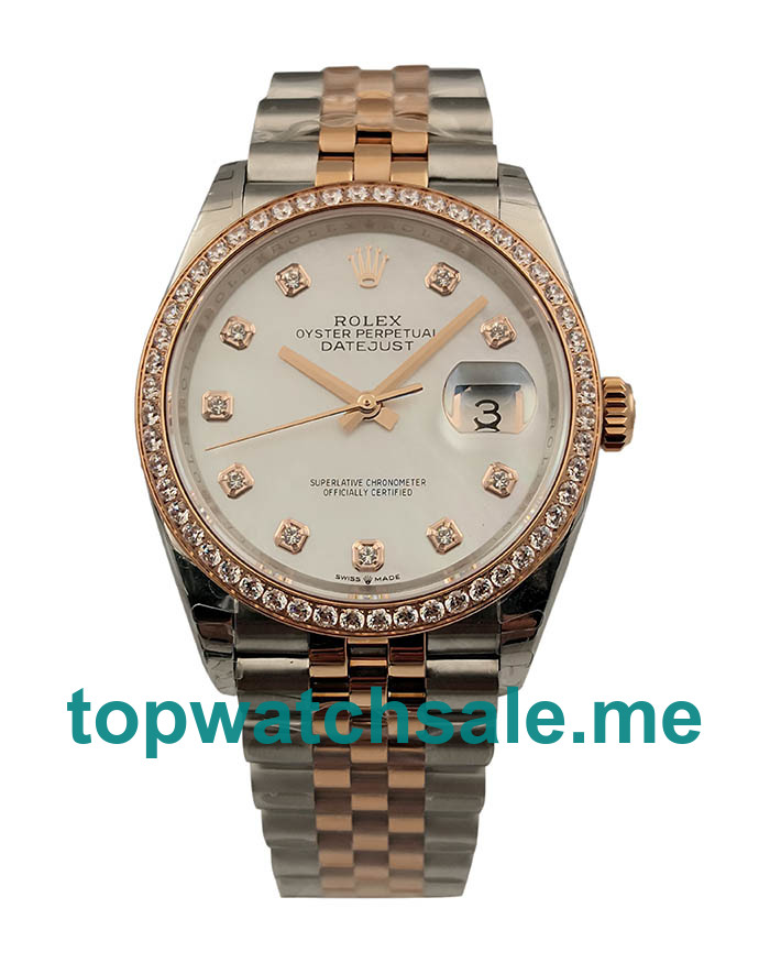 36MM Swiss Steel And Rose Gold Cases Replica Rolex Datejust 116233 UK Watches >> Rolexsubmariner.uk.com