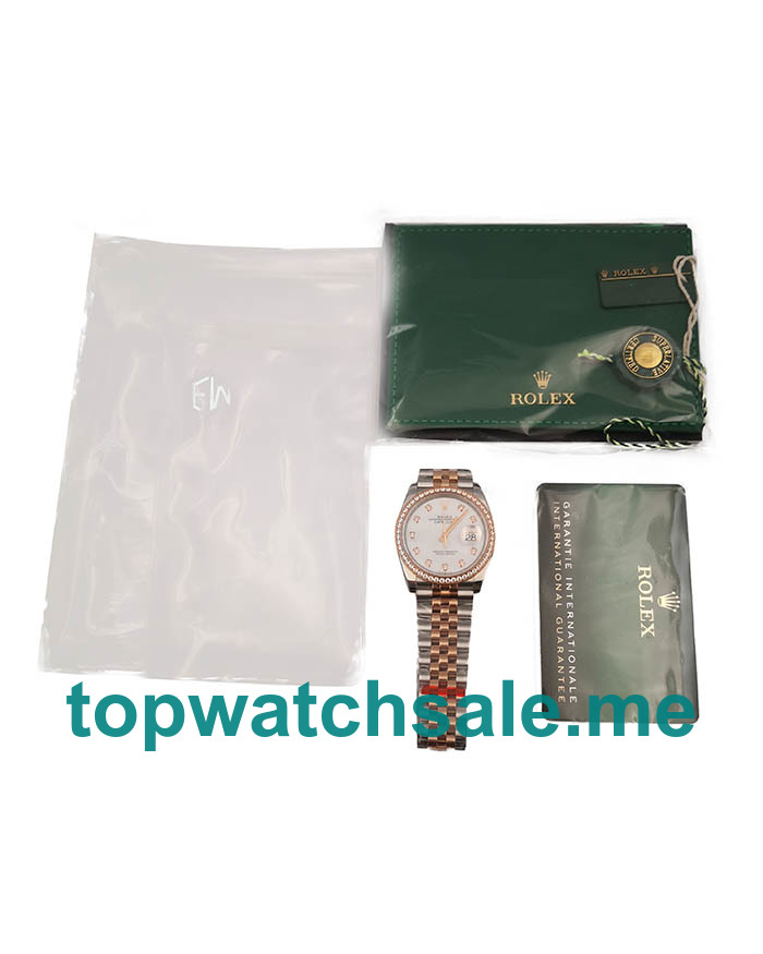 36MM Swiss Steel And Rose Gold Cases Replica Rolex Datejust 116233 UK Watches >> Rolexsubmariner.uk.com