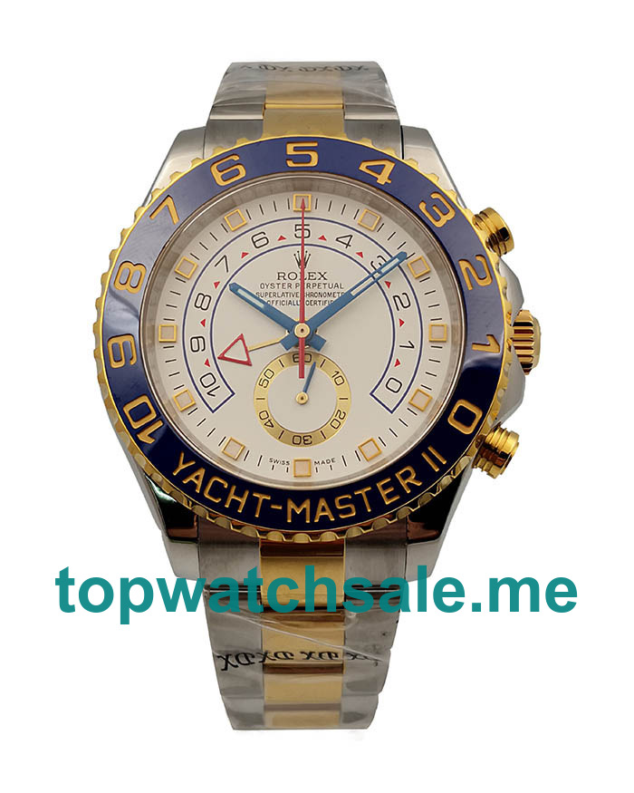 44MM Swiss Steel And Gold Cases Replica Rolex Yacht-Master II 116681 V5 UK Watches >> Rolexsubmariner.uk.com